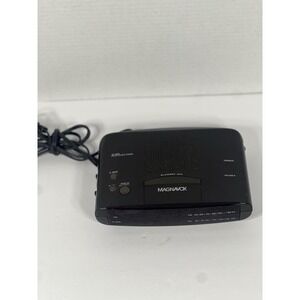 Magnavox AJ3040 FM AM Clock Radio Alarm Snooze Bedside Black Tested